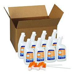 Febreze Fabric Refresher Spray, Fresh Clean Scent, (8) 32 oz Bottles and (2) Trigger Sprayers/Carton (03259CT)
