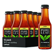 Pure Leaf Iced Tea, Lemon, 18.5 oz, 12/Carton (28618)