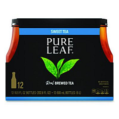 Pure Leaf Iced Tea, Sweet Tea, 18.5 oz, 12/Carton (134071)