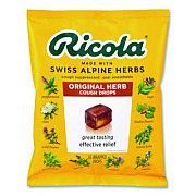 Ricola Cough Drops, Original Herb, 65/Bag, 2 Bags/Pack (22002532)