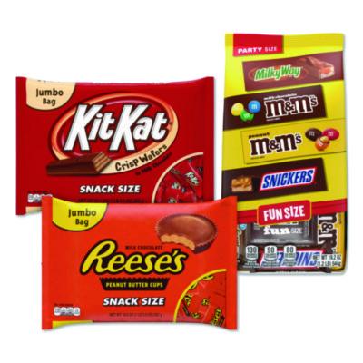 Snack Box Pros Chocolate Assortment, Assorted Fun and Snack Sizes, 3 Bags/Pack (60004179)