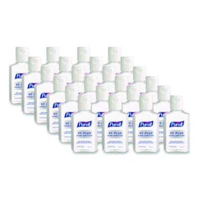 PURELL VF PLUS Hand Sanitizer Gel, 2 oz Flip-Cap Bottle, Fragrance-Free, 24/Carton (929924CT)