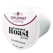 Diplomat Coffee Gourmet Decaffeinated DC-Cup, 10 g, 48/Carton (CDCCUPGR4810)
