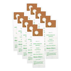 Green Klean Replacement Vacuum Bags, Fits Advance Spectrum/Clarke CarpetMaster, 10/Pack (CMASTRP)