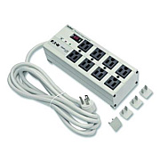 Tripp Lite by Eaton Isobar Premium Surge Suppressor, 8 AC Outlets, 25 ft Cord, 3,840 J, Light Gray (ISOBAR825ULT)