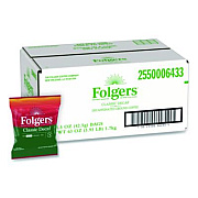 Folgers Classic Decaf Ground Coffee Fraction Pack, Classic Roast Decaf, 1.5 oz, 42/Carton (06433)