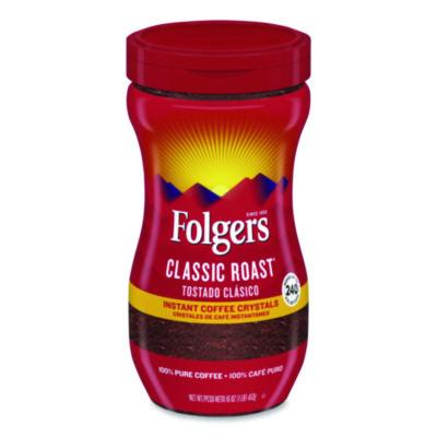 Folgers Classic Roast Instant Coffee, 16 oz Jar (06922)