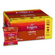 Folgers Coffee Filter Packs, 100% Colombian, 1.4 oz Pack, 40/Carton (10107)