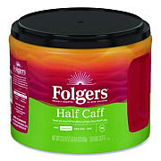 Folgers Half Caff Ground Coffee, 22.6 oz Canister (20527)