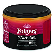 Folgers Black Silk Ground Coffee, 22.6 oz Canister (20540)