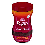 Folgers Classic Roast Instant, 8 oz Jar (20629)