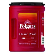 Folgers Classic Roast Ground Coffee, Classic Roast, 40.3 oz Canister (30419)