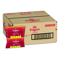 Folgers Coffee Filter Packs, Regular, 1.05 oz Filter Pack, 40/Carton (52320)
