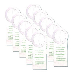 Green Klean Replacement Vacuum Bags, Fits NSS Outlaw/ProTeam QuarterVac/Sandia/Sanitaire, 10/Pack (QVACP)