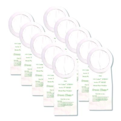 Green Klean Replacement Vacuum Bags, Fits NSS Outlaw/ProTeam QuarterVac/Sandia/Sanitaire, 10/Pack (QVACP)