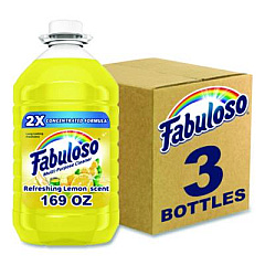 Fabuloso Multi-use Cleaner, Lemon Scent, 169 oz Bottle, 3/Carton (61037885)
