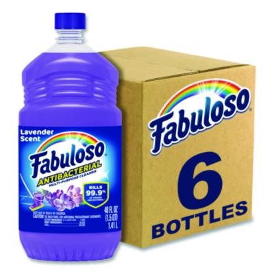Fabuloso Antibacterial Multi-Purpose Cleaner, Lavender Scent, 48 oz Bottle, 6/Carton (98573)