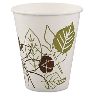 Dixie Pathways Polycoated Paper Cold Cups, 12oz, 100/pack (12FPPATHPK)