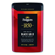 1850 Black Gold Roast Ground Coffee, 12 oz Canister (12722EA)