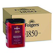 1850 Trailblazer Roast Ground Coffee, 12 oz Canister, 6/Carton (62881)