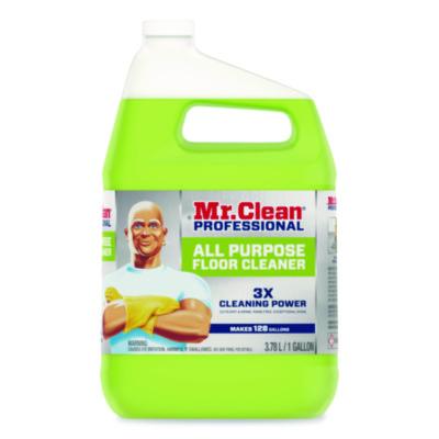 Mr. Clean Finished Floor Cleaner, Lemon Scent, 1 gal Bottle (02621EA)