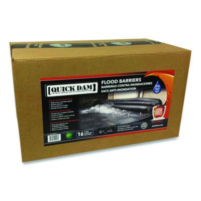 Quick Dam Flood Barriers, 6 " x 5 ft x 3.5", 16/Box (QD6516)