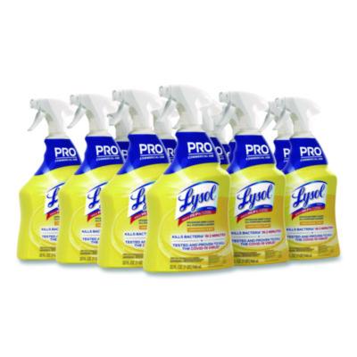Professional LYSOL Brand Advanced Deep Clean All Purpose Cleaner, Lemon Breeze, 32 oz Trigger Spray Bottle, 12/Carton (00351)