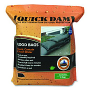 Quick Dam Flood Bags, 12" x 24" x 3.5", 6/Pack (QD12246)