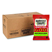 Harvest Snaps Crunchy Loops, Sour Cream and Onion, 1.35 oz Bag, 8/Box (22002516)