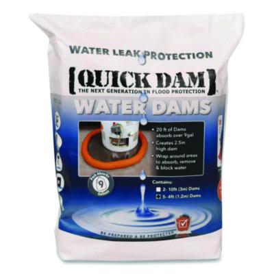 Quick Dam Water Dams, 2.5" x 4 ft x 2.5", 5/Pack (WUB245)