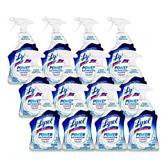 LYSOL Brand Disinfectant Power Bathroom Foamer, Liquid, Atlantic Fresh Scent, 32 oz Spray Bottle, 12/Carton (02699CT)