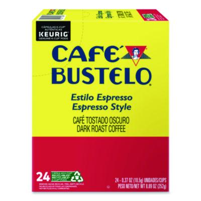 Caf Bustelo Espresso Style K-Cups, 24/Box (6106)
