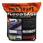 Quick Dam Flood Bags, 12" x 24" x 3.5", 6 Bags/Pack (QD12246ES)