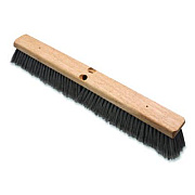 Carlisle Flagged Floor Sweep, 3" Gray Flagged Filament Bristles, 24" Brush, 12/Carton (3621952423)