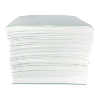 Quick Dam Mighty Mat Heavy Absorbent Pads, Stay Put Backing, 18 gal, 16 x 18, 100/Box (PUCH100SP)