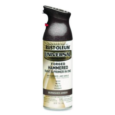 Rust-Oleum Universal Premium Spray Paint, Hammer Amber, 12 oz Aerosol Can (271480EA)