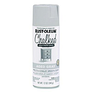 Rust-Oleum Ultra Matte Chalked Paint, Matte Aged Gray, 12 oz Aerosol Can (302592EA)