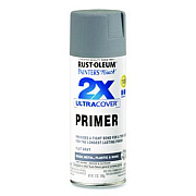 Rust-Oleum Painter's Touch 2X Ultra Cover Spray Paint, Flat Gray, 12 oz Aerosol Can (334017EA)