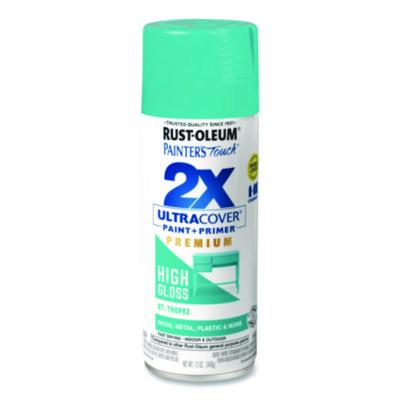 Rust-Oleum Painter's Touch 2X Ultra Cover Spray Paint, High Gloss St. Tropez, 12 oz Aerosol Can (331175EA)