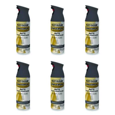 Rust-Oleum Universal Premium Spray Paint, Matte Slate Blue, 12 oz Aerosol Can, 6/Carton (376723)