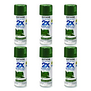 Rust-Oleum Painter's Touch 2X Ultra Cover Spray Paint, Gloss Hunter Green, 12 oz Aerosol Can, 6/Carton (334034)