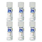 Rust-Oleum Painter's Touch 2X Ultra Cover Spray Paint, Ultra Matte Gray, 12 oz Aerosol Can, 6/Carton (331184)