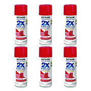 Rust-Oleum Painter's Touch 2X Ultra Cover Spray Paint, High Gloss Strawberry Fields, 12 oz Aerosol Can, 6/Carton (331180)