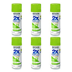 Rust-Oleum Painter's Touch 2X Ultra Cover Spray Paint, High Gloss Tropical Leaf, 12 oz Aerosol Can, 6/Carton (331179)