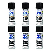 Rust-Oleum Painter's Touch 2X Ultra Cover Spray Paint, High Gloss Black, 12 oz Aerosol Can, 6/Carton (331172)
