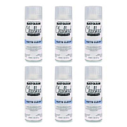 Rust-Oleum Ultra Matte Chalked Paint, Matte Clear, 12 oz Aerosol Can, 6/Carton (302599)