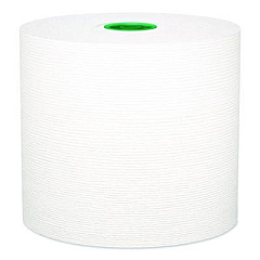 Kleenex Hard Roll Paper Towels with Premium Absorbency Pockets with Colored Core, Green Core, 1-Ply, 7.5" x 700 ft, White, 6 Rolls/CT (25630)