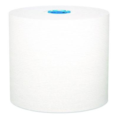 Kleenex Hard Roll Paper Towels with Premium Absorbency Pockets with Colored Core, Blue Core, 1-Ply, 7.5" x 700 ft, White, 6 Rolls/CT (25637)