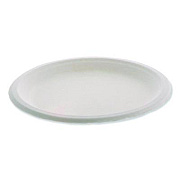 Pactiv Evergreen EarthChoice Fiber-Blend Bagasse Dinnerware, Plate, 9" dia, White, 500/Carton (YMC50009BB)