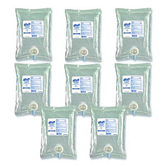 PURELL Advanced Hand Sanitizer Green Certified Gel Refill, For CS2 Dispensers, 1,000 mL, Fragrance-Free, 8/Carton (416308CT)